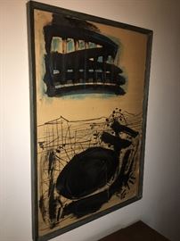 Milton Wilson Oil on zapper 36”x24”