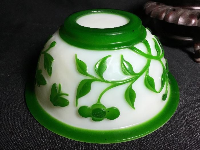 Chinese Peking Glass Bowl