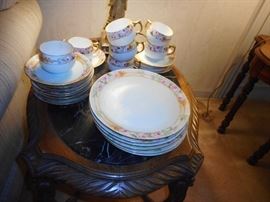 Vintage Hand Painted Luncheon Set, Germany 