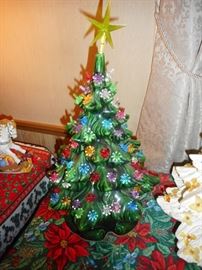 Vintage Ceramic Christmas Tree