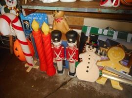 VINTAGE BLOW MOLDS!!!!