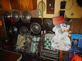 Lawn Chairs, Hub Cabs, Christmas Decor
