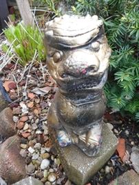 Cement Pair FOO DOGS