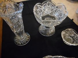 American Brilliant Saw Tooth Cut Crystal 1800-1910