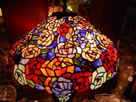 Acrylic Satin Faux Tiffany Lamp. Gorgeous..