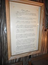 Office Memo Print From 1872