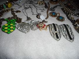 Vintage Costume Jewelry..THERE IS ALOT MORE..Bracelets, Earrings, Necklaces, $1 Jewels !!