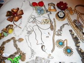 Sterling, Costume Jewelry 