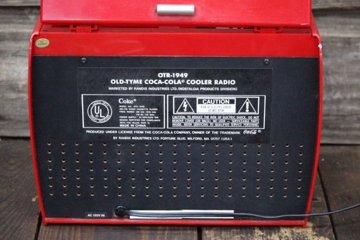 Coca-Cola radio/cassette player