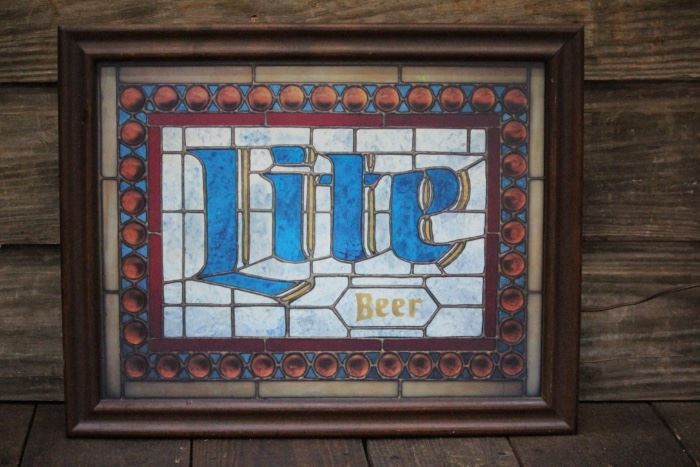 Lite Beer Advertising light box