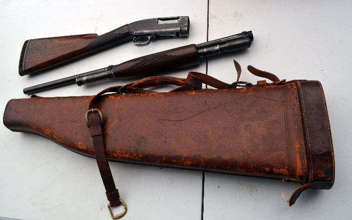 Lot #44. Winchester 16 GA Nickelsteel Shotgun, Model #1912 with case
