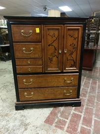 Wonderful dresser with 3 drawers up to and 2 doors with 2 shelves, and 2 drawers at bottom