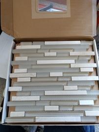 Random Brick Series in Driftwood each case contains five 1 sq ft tiles.  10 cases.  50 sq ft in total. Brand new in boxes