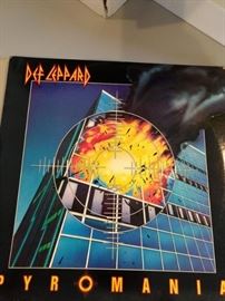 Def Leppard LP Pyromania 