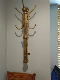 Brass Hat / Coat Rack 