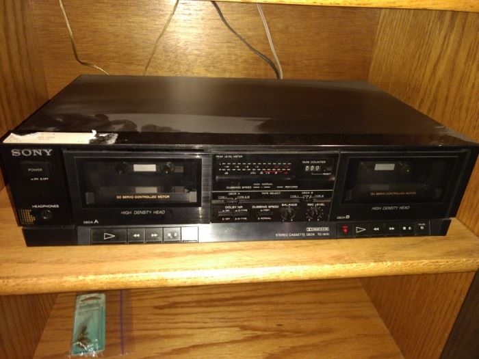 Sony Dual Cassette Player 
