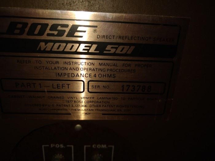 Bose Model 501