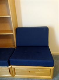 Chair/ drawer and cushions