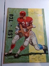 November 1962 LSU vs TCU