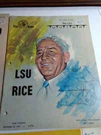 LSU vs RICE September 25, 1965
