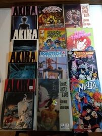 Akira, Robotech, Lone Wolf Cub, Ninja 