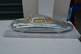 Rare, Art Deco chrome car lamp