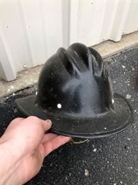 Early fireman's helmet 