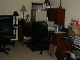 Office furniture, lamps
