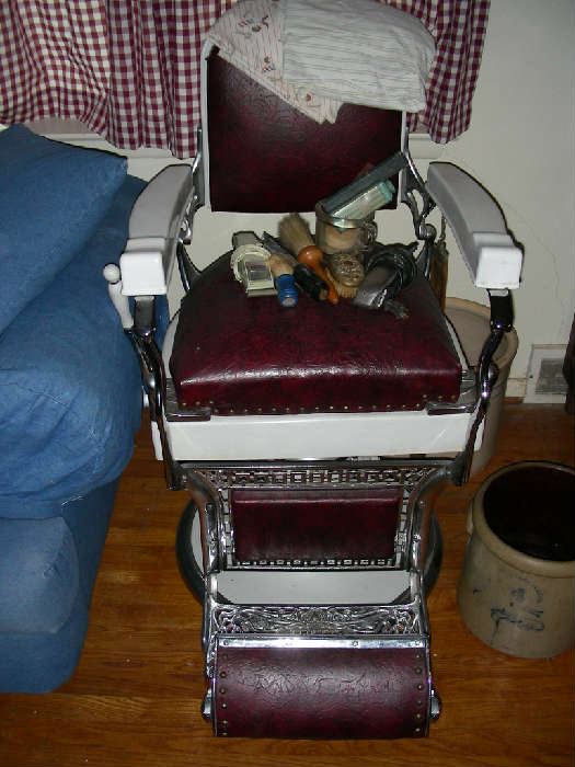 Vintage Koken barber chair.