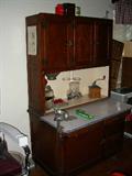 Hoosier cabinet.