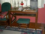 Oak library table.