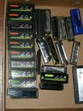 Collection of harmonicas.