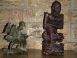 Starving monk carving.