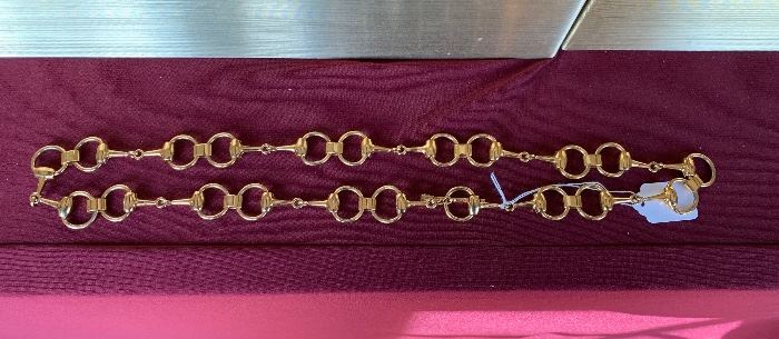 Gucci “Horse Bit” Link Belt