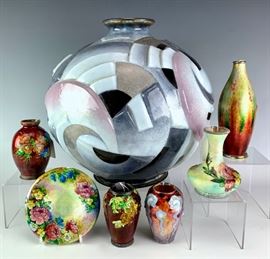 Amazing collection of Camille Faure enamels