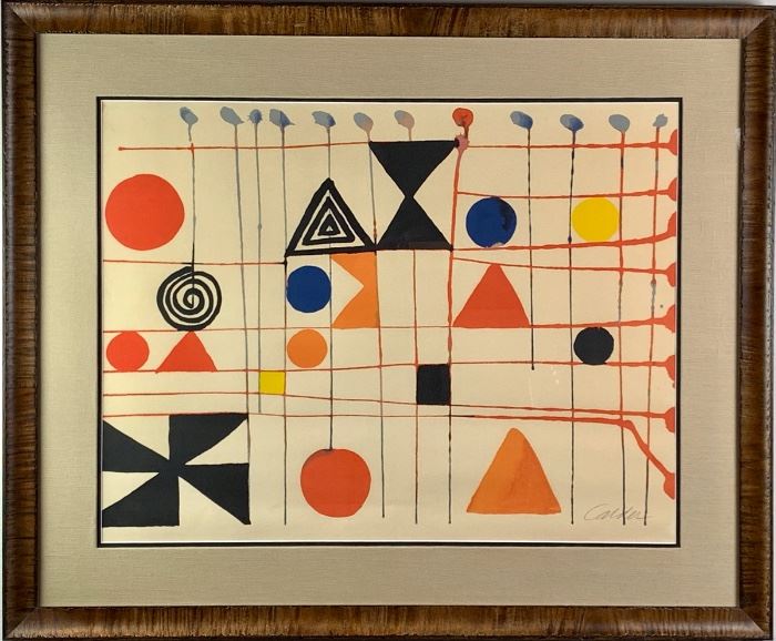 Alexander Calder "Quilt" Signed Lithograph     