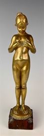 Rare Bronze Figurine "La Comparison" by Bofill    