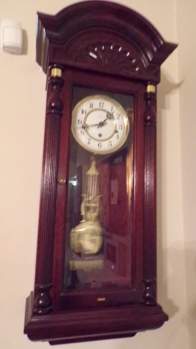 Howard Miller Wall Clock, with a beautiful sounding chime