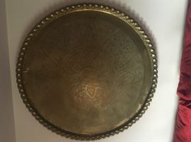 large brass wall decor