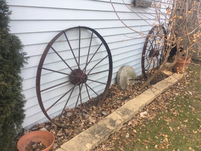 metal wagon wheels