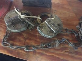 vintage railroad locks