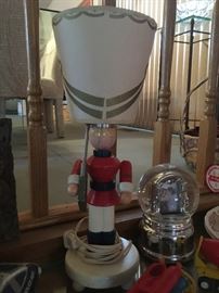 vintage soldier lamp