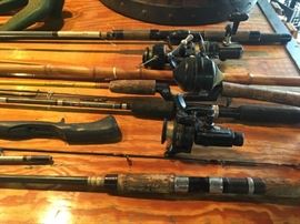 fishing poles