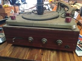 vintage record player