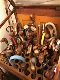 vintage cane collection