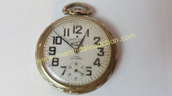 vintage North Star pocket watch