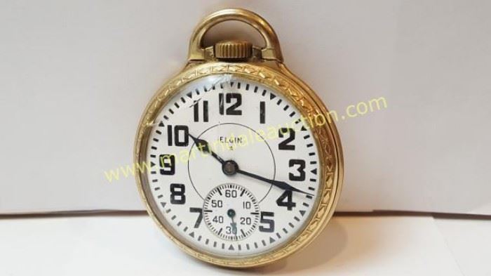 vintage Elgin grade 571 pocket watch