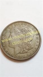 1921 Morgan silver dollar