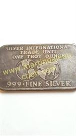1 oz silver bar