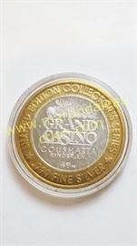 ten dollar casino silver token